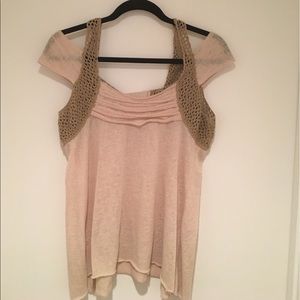 Knit off the shoulders top